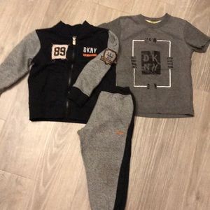 Sweatsuit with matching t-shirt